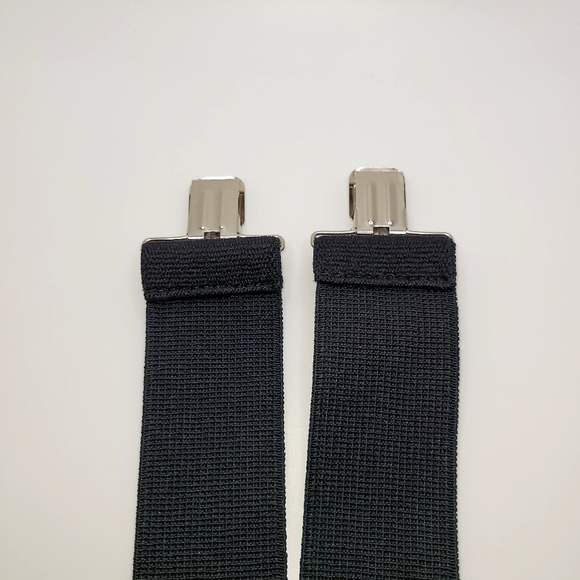 NWOT Thick Band Black Suspenders - Picture 6 of 7